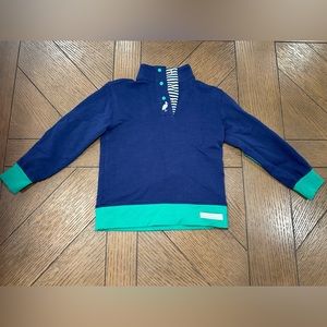 TBBC Navy/Green Pendleton Pullover